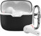 Funda para JBL Tune 230 NC TWS, LED Frontal Visible, Suave, Antideslizante, Estuche Protector Completo a Prueba de Golpes T230NC con mosquetón -Negro