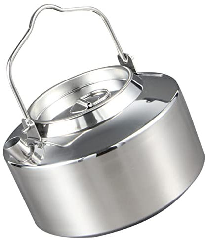 Bollitore in Acciaio Inossidabile Bollitore Portatile da Viaggio Pentole e Utensili selezionati per Il caffè in Acciaio Inossidabile