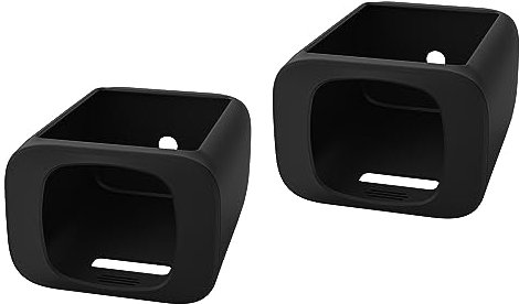 Silikone Schutzhülle für eufy SoloCam S220, Wetterfeste Hülle für eufy Security S220 Solo (Schwarz, 2 Stück)