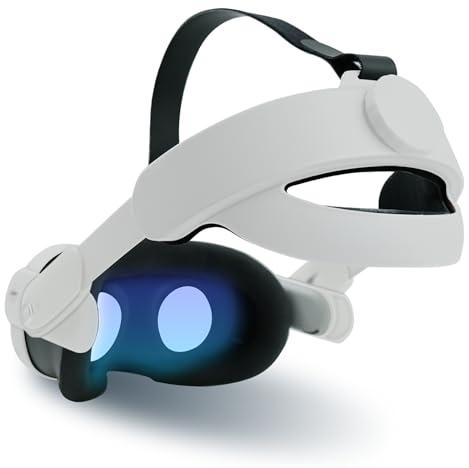 HMHAMA VR-Kopfband für Meta Quest 3, verbesserter Komfort, reduziert den Kopfdruck in VR
