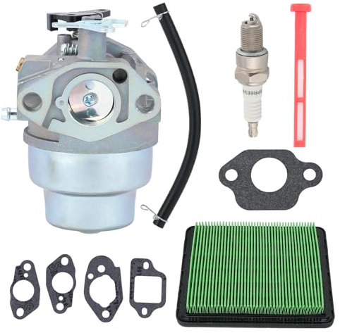 Savior GCV160 Carburateur pour Honda GCV160 GCV160A GCV160LA HRB216 HRS216 HRR216 HRT216 HRZ216 16100-Z0L-023 Moteur Tondeuse à Gazon avec joints de bougie d'allumage Kits de filtre à carburant
