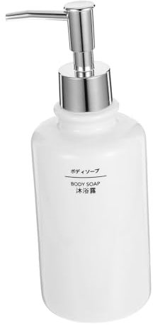 HAKIDZEL Keramikseifenspender Mit Pumpe Nachfüllbare Flüssigseifenflasche Lotionspender Fürs Badezimmer Handseifenspender Shampooflasche
