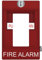 Pznen Fire Alarm Single Rocker Wall Plate Fun Creative 1-Gang Rocker Light Switch Plates Standard Receptacle Plug Cover for GFCI Outlet