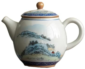 Tea Sets Chinese Teapot Ceramic Tea Ceremony Set Antique Landscape Kettle Milk Oolong Tea Tie Guan Yin Jasmine Teaware Type Travel Tea Set Teapot