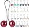 24 Stück Hijab Pins,Mabor Mehrfarbige Hijab Nadeln Hijab Kopftuch Nadeln Hijab Damen Clips Perlen Schalnadeln und Clips Muslimische Hijab Schal Clips für Hijab Schals Pullover
