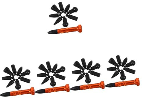 Gatuida 5juegos Kit De Reparación De Abolladuras De Carrocería Herramienta De Golpeo con Cabezales Intercambiables para Eliminación De Daños Vehículos Incluye Pen De Tap Down y