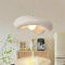 Pendelleuchte Wabi-Sabi Esstischlampe Kreative Blumen Hängelampe Polystyrol E27 Modern Esszimmer Bauernhaus Hängeleuchte Höhenverstellbar Nordisch Kronleuchter Küche Wohnzimmer Lampe 60cm(Weiß)