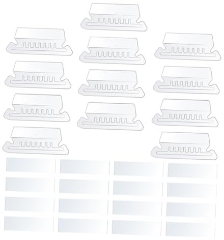 GETAJGHSD Register Und Abnehmbare Register Für Hängeordner Aus Transparentem Pvc 50 Stück Langlebige Dateiordner Etiketten Für Büroorganisation Und Dokumentenverwaltung