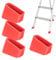 4PCS Ladder Feet Rubber Pads Nonslip Ladder Accessories Replacement Foot Caps for Stepladders