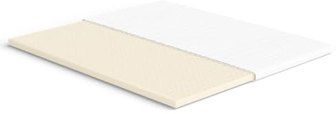 Meisterschlaf Latex Topper 180x200 cm – mittelweich – RG 65 – atmungsaktiv & ergonomisch – Oeko-TEX® Standard 100 – Allergikergeeignet, waschbar - 20% Naturlatex Anteil – Made in Germany