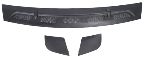 Grille de Calandre de Capot, Keenso Remplacement ABS pour Mercedes Classe B W245, Lot de 3 Pièces, OE A1698360018 A1698300275 A1698300375, Ajustement Parfait, Style Original