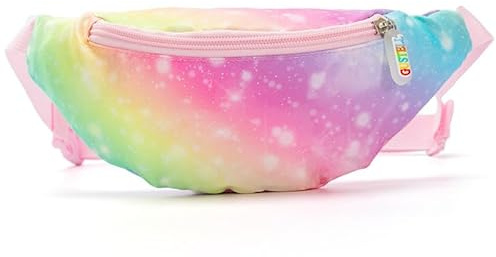 Bauchtasche Kinder, Niedliche Bauchtasche für Kinder mit Farbverlauf, Gürteltasche, Bauchtasche für Kleinkinder, Mädchen und Jungen, Laufen, Wandern, Reisen, Sport (Farbverlauf)
