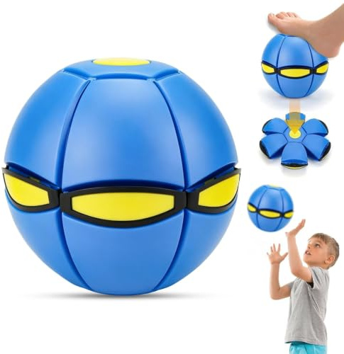 Jognee Hüpfball für Kinder, 2026 Neuer Metaball Bouncing Ball, Magischer Fliegender Ball für Kinder, Dual-Form frei umschaltbar mit 6 Lichtern für Eltern-Kind-Spiele