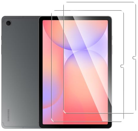 AUUYYA 2 Pack Tempered Glass for Samsung Galaxy Tab S10 Lite / S11/ Samsung Tab S10 FE 2025 / S9 FE 10.9 Inch Screen Protector, 9H Hardness HD Screen Protector Film, Anti Scratch Bubble-Free