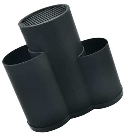 MAGICLULU Organisateur Cuisine Porte-coupe-lames en Pp Noir Design Simple, Support de Rangement Facile pour Couteaux, Adapté la Table Cuisine