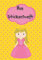 Mein Stickerheft: Motiv: Prinzessin in rosa Kleid | DIN A4 Format mit 40 Seiten für Mädchen und Jungen | Kein Silikonpapier zum abziehen