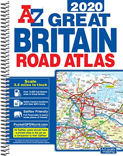 Great Britain Road Atlas 2020 (A4 Spiral)