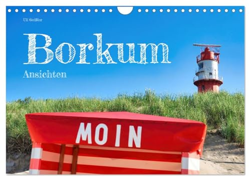 Borkum Ansichten (Wandkalender 2026 DIN A4 quer), CALVENDO Monatskalender