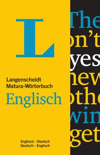 Langenscheidt Matura-Wörterbuch Englisch - Buch mit Wörterbuch-App: Klausurausgabe, Deutsch-Englisch/Englisch-Deutsch (Langenscheidt Abitur-Wörterbücher)
