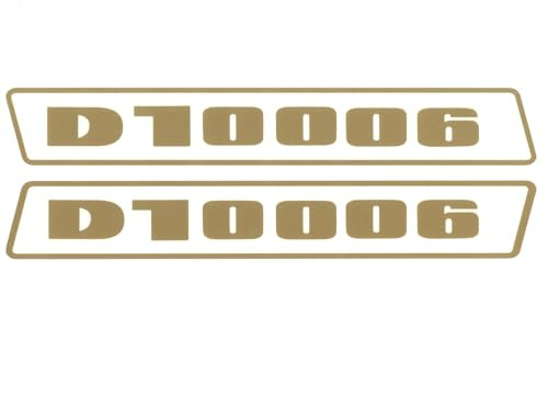Deutz D10006 Gold bis 1974 Schlepper Traktor Aufkleber Klebefolie