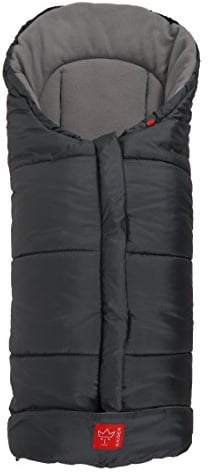 Kaiser Iglu Thermo Fleece Fußsack, anthrazit hellgrau, 1 Stück (1er Pack)
