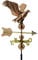 Linneborn 3D Kupfer Wetterhahn Motiv Adler, inkl. Universalbefestigung. 55 cm lang, Wetterhahn Windrichtungsanzeiger Windspiel fürs Dach