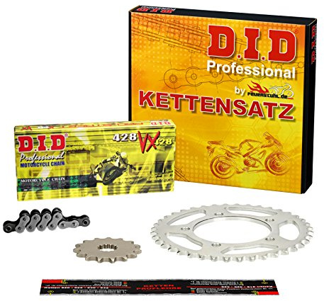 Kettensatz Yamaha WR 125 R, 2009-2013 (DE07) DID X-Ring extra verstärkt mit Clipschloss