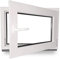 Kellerfenster - Kunststoff - Fenster - innen weiß/außen weiß - BxH: 100 x 50 cm - 1000 x 500 mm - DIN Rechts - 2 fach Verglasung - 60 mm Profil