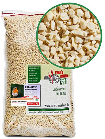 Paul´s Mühle Erdnüsse für Vögel, Erdnusskerne gehackt, 5 kg