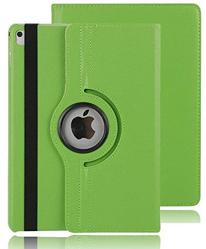 FuriGer Cover per iPad Air 2, iPad 9.7 360 gradi di rotazione caso con Smart Stand Cover Auto Sleep/Wake Funzione per iPad Air 2 - Verde