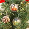 AGM 20 Stück 5cm transparente Kunststoffkugeln, DIY befüllbare Handwerk bruchsichere Weihnachtsbaumkugeln Ornamente für Weihnachten Neujahr oder andere Winterthemen Dekorationen
