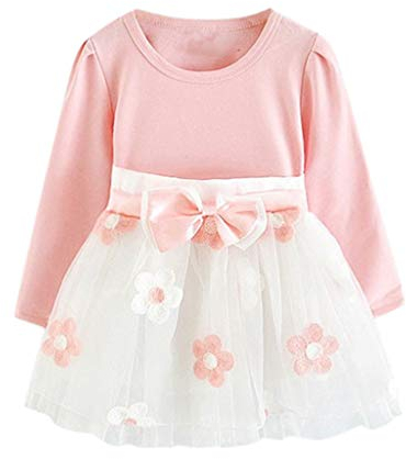 Unbekannt Allence Herbst Baby Mädchen Partykleider Prinzessin Kleid,Babybekleidung Baby Mädchen Geraffte Plaid Kleider Kleinkind Baby Freizeitkleidung