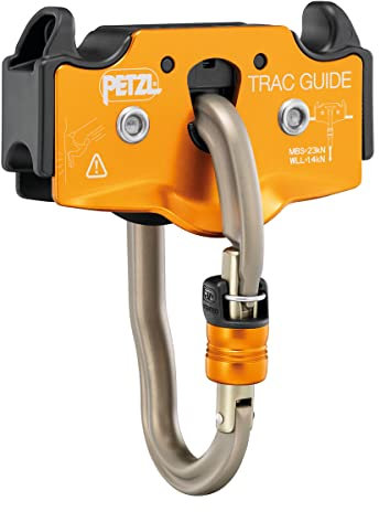 PETZL, Trac Guide (Pack of 5), Pulley Optimalen Druck Für Erlebnisparks, Orange, Taglia Unica, Unisex-Adult