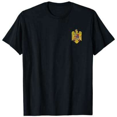ROMANIA FLAG COAT OF ARMS BUCHAREST ROMANIAN PRIDE T-Shirt