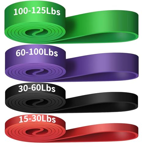 Alllvocles Pull Up Assistance Bands, Workout/Exercise Bands, Resistance Bands Set for Legs, Working Out, Muscle Training, Physical Therapy, Shape Body, Men Women
