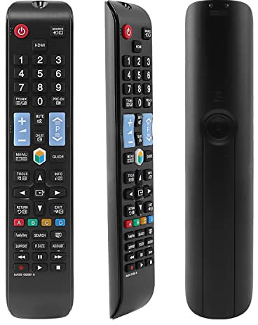 Universal Fernbedienung AA59-00581A für Samsung LCD LED UHD HDR 4K Smart TV-kompatibel mit UE32ES6557U UE32ES6560S UE32ES6565U UE32ES6570S UE32ES6575U UE32ES6577U UE32ES6580S - Kein Setup erforderlich