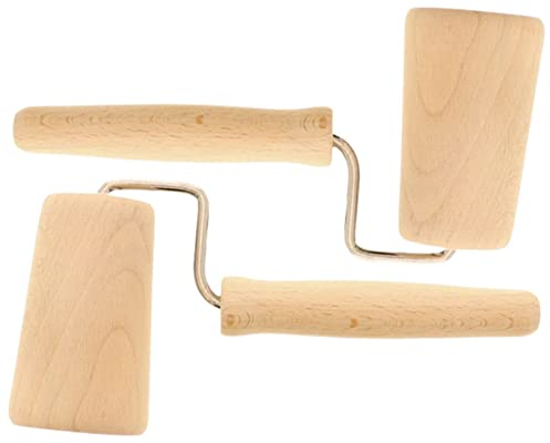 teemando® 2 X Teigrolle für Backblech Ecken, konischer Eckenroller für gleichmäßiges ausrollen an den Kanten