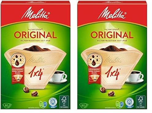 Melitta Filtertüten Original 80 Stück (2er Pack)
