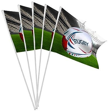 Drapeaux - Rugby - lot de 10