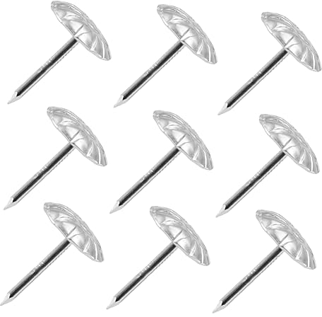 minkissy 500 Stück Astetische Raumdekoration Stuhl Sofa Goblincore Raumdekoration Holzmöbel Reißzwecken Polsternägel Reißzwecken Für Sofas Push-Pins Sofa-Zubehör Türnägel