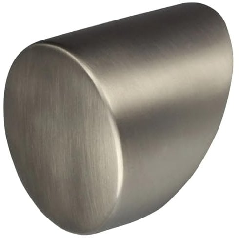 Jackson Woodturners Forge Brushed Nickel Handrail End Cap - 45mm Diameter - Pair