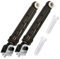 2 Pieces Shock Absorber for Washing Machine 100N Hole Spacing 165 mm - 290 mm Ø 13mm / 9 mm with the Original Code C00309597 for Merloni - MADE IN EU - MONTERAL