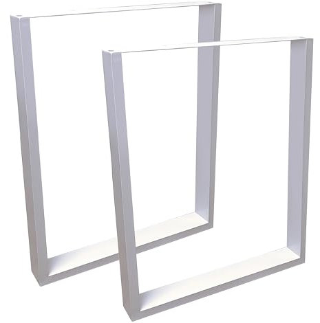 M.Pascual - Patas para Mesa de Comedor | Blanca | 58x71cm | Rectangular | 2 Unidades