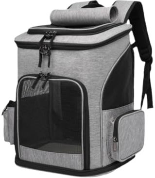 ANIIC Transportbox Katze Katzenrucksackträger Mit Verbessertem Taillenschutz, Haustierträgerrucksack Für Kleine Hunde Und Katzen Transportbox Hund