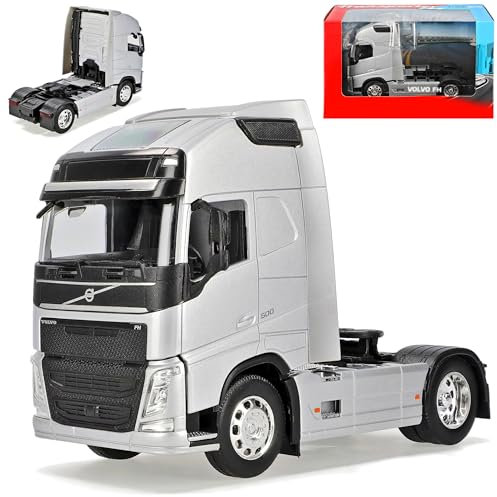 Welly Volvo FH Silber Zugfahrzeug 2 Achser LKW Truck 3. Generation Ab 2013 1/32 Modell Auto