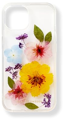 IDEAL OF SWEDEN Durchsichtige Handyhülle mit erhöhten Kanten und Nicht vergilbenden Materialien, fallgetesteter Schutz mit transparentem Finish, kompatibel mit iPhone 13 und 14 (Summer Blossom)