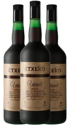 Pacharán Patxarana Etxeko Ukerdi Sanza Navarra 1 L (Caja de 3 Botellas de 1 L)