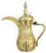 Sharplace Kaffeekanne aus dem Nahen Osten, arabischer Wasserkocher, Adlerschnabelkanne, multifunktionaler Saftkessel mit Griff für Festivalpartys, stabile, Gold 500ml