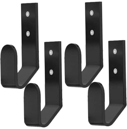 OFFSCH Keyboard Wall Mount Holder Compatible Keyboards Black 4- -Mounted Storage for Gaming and Office Supplies Easy Installation