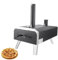 VOBOR Pizzaofen Holz, 12in/30cm Tragbarer Outdoor Ofen mit Pizzastein für Pellets, Holzkohle & Chips, Max 400°C, Ideal für Camping, Garten, Grillen & Backen